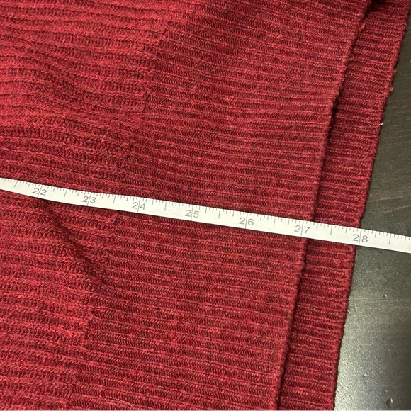 Banana Republic Sweater Men's Shoulder and Elbow Patches Red Navy Size XL - Picture 7 of 7